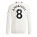 Tanie Strój piłkarski Manchester United Bruno Fernandes #8 Koszulka Trzeciej 2023-24 Długie Rękawy
